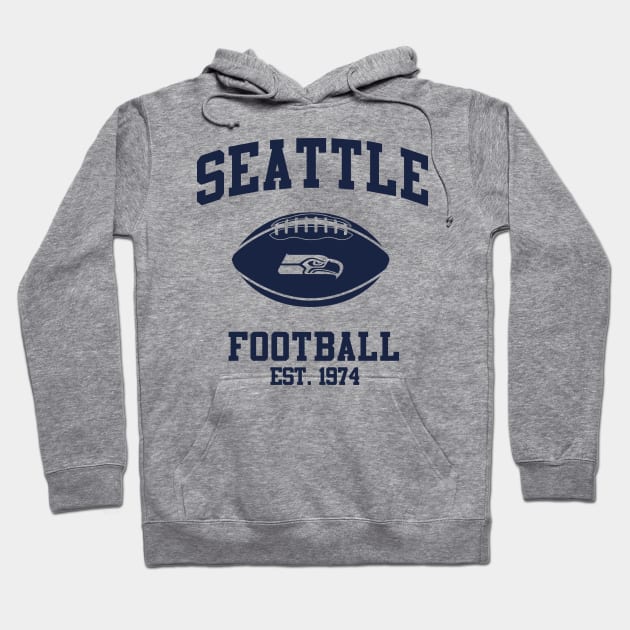 SEATTLE FOOTBALL TEAM Hoodie by Rebelion